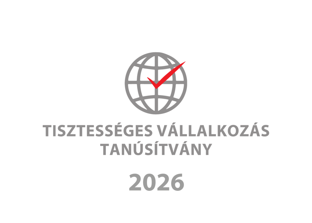 Tamás Imre egyéni vállalkozó tisztességes vállalkozás tanúsítványa
